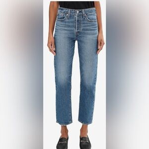 Levi's Wedgie Straight Leg Blue Jeans